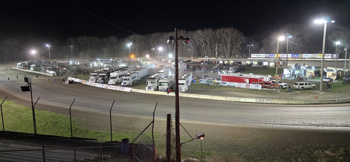 The Hamilton County Speedway in Webster City Iowa was packed for the 2024 season opener on April 13th.