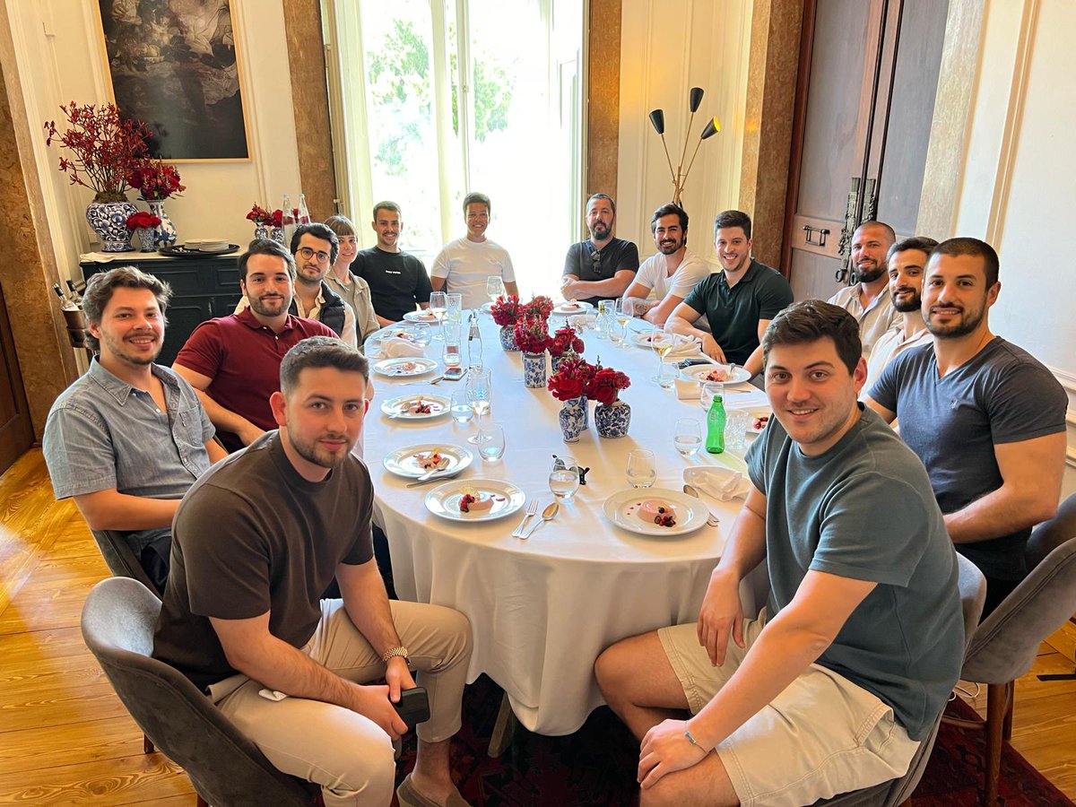 smackingg's tweet photo. Still buzzing from last Friday's edition of the Tech Founders Club lunch @ Lisbon. 🔥

Knowing how precious time is, I'm blown away by the level and quality of the Founders that we've managed to sit down together for ~3 to 5 hours.

The magnitude of talent, wisdom and ambition...it's just inspiring. ⭐

It's particularly incredible how open and vulnerable these conversations are, even though before the lunch starts, people don't really know each other!

I've been saying it and I'll say it again: this new generation of Portuguese entrepeneurs is the real deal. 🇵🇹 It may take some time to show, but it will. It's just a matter of time.

I'm just grateful for the previlege of being part of this. 🙏