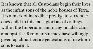 Then how come for all of books and lore written about them it is always stated to be the SONS of noble houses and not children