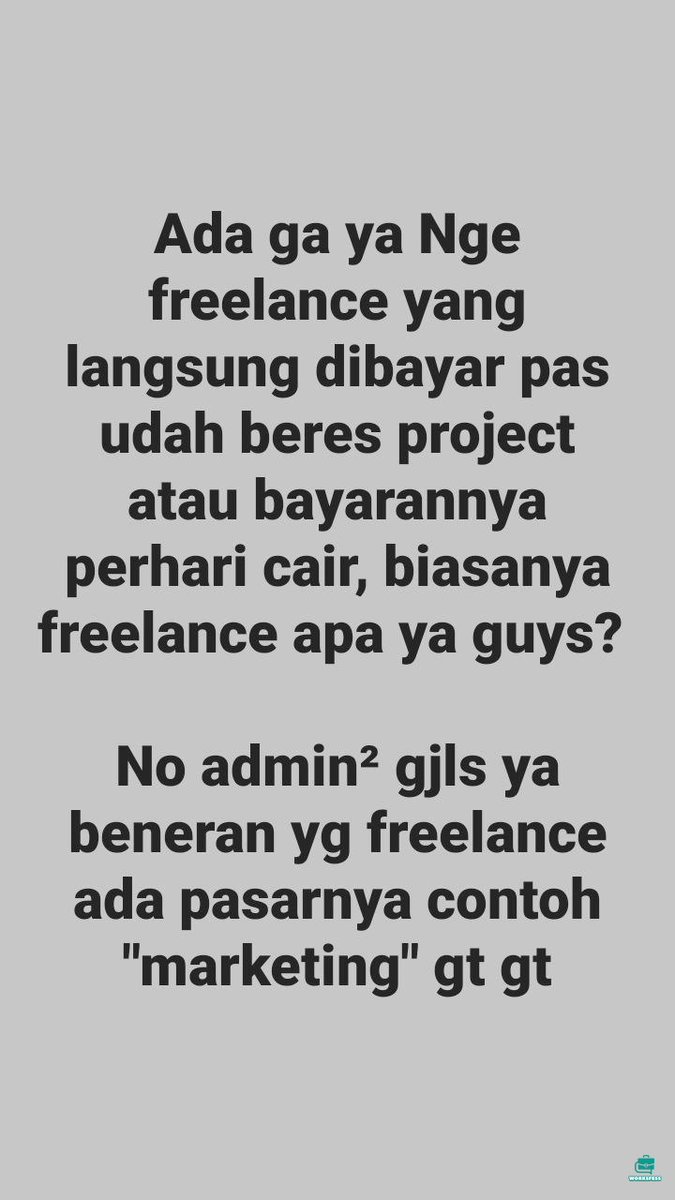 WORK tweet media