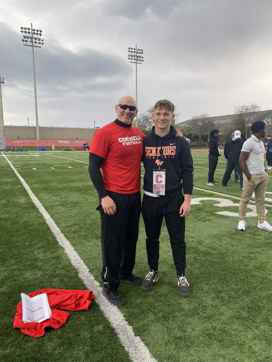 Had a great time today @BigRed_Football! Excited to be back up for camp soon. Thanks for the opportunity @TerryUrsin @JaredBackus1 @DanSwanstrom!!
