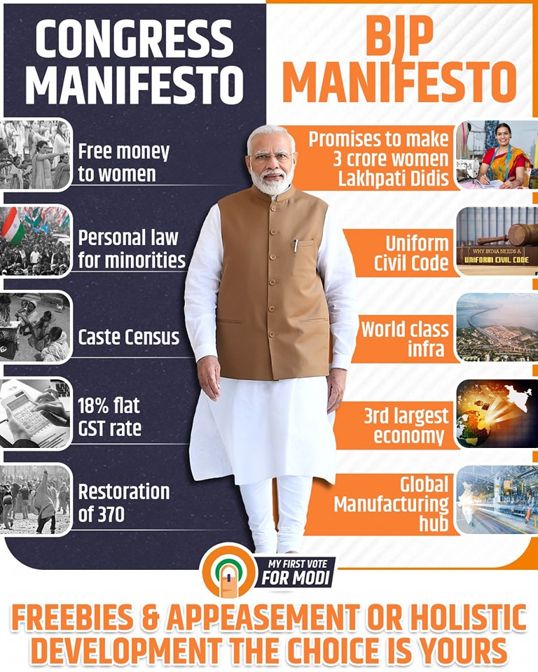 Freebie or Infrastructure?
#BJPManifesto #AbkiBar400Par