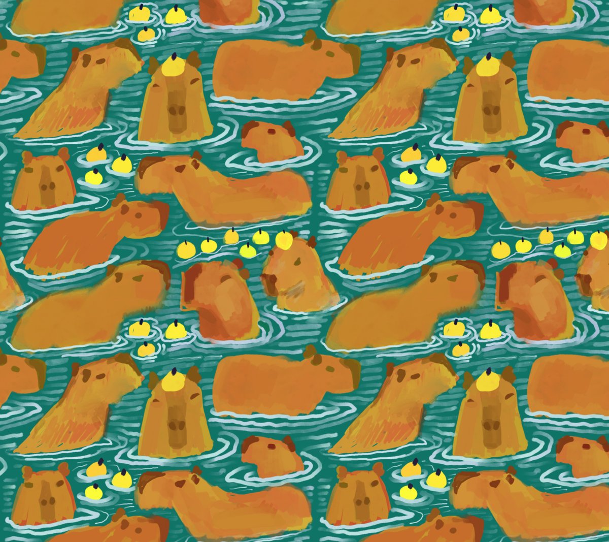 another capybara pattern