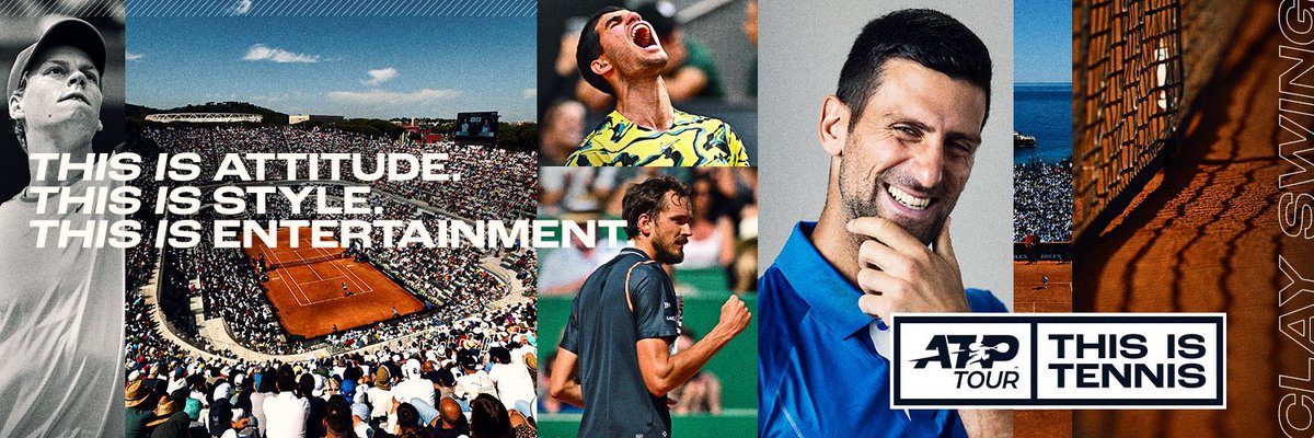 Guys when did @atptour drop Novak’s photo (a nice one!) on their X banner? Was it us #NoleFam ? He was most definitely not there at the end of 2023 season. 🤔
