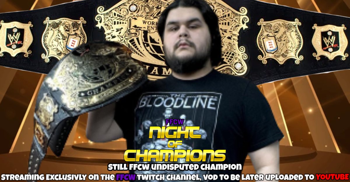 unfortunate #ANDSTILL #FFCW #NIGHTOFCHAMPIONS @TheeDreMatrix