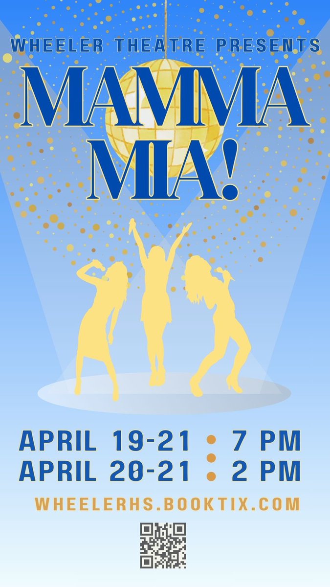 Opening Friday for 1 weekend only! Have you gotten your tickets yet? wheelertheatre.com #MammaMia #WheelerTheatre
