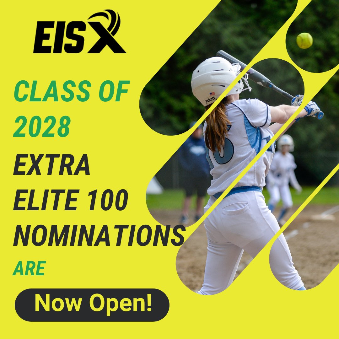 Nominate your favorite 2028 player for our Extra Elite 100 player rankings! extrainningsoftball.com/nominations/