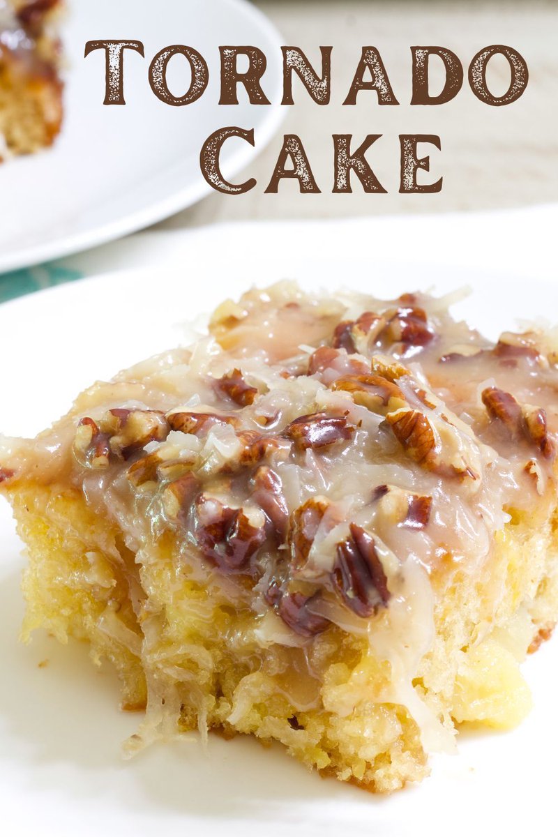 One bowl and one pan, plus this poke cake is so easy! Crushed pineapple and coconut icing! Tornado Cake Recipe (Do Nothing!) ⇣ mindyscookingobsession.com/tornado-cake-r…

#pokecake #cake #easybaking #coconut #sweets #desserts #baking #recipes