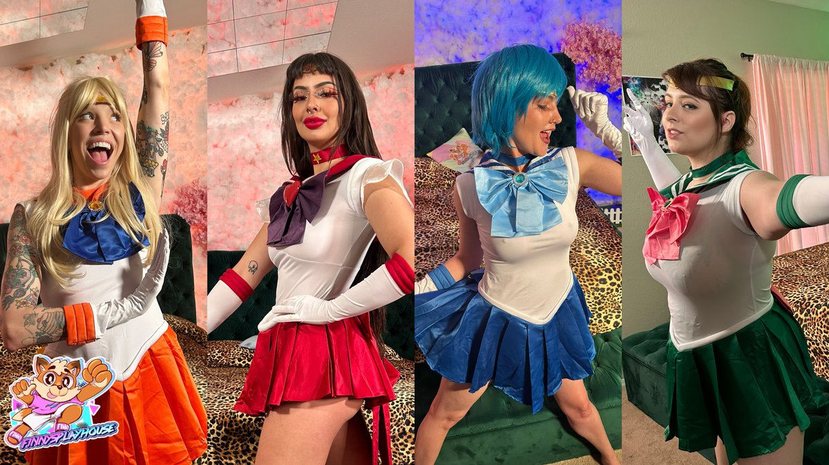 The Sailor Scouts have assembled but one question? Where is Sailor Moon?🌒🩷🦊