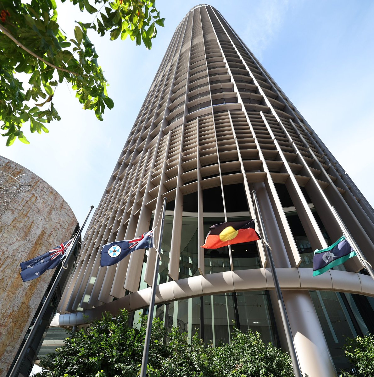 Flags are at half mast on Queensland Government buildings today. To honour the Bondi Junction victims – and in solidarity with everyone affected. We're with you, Sydney.