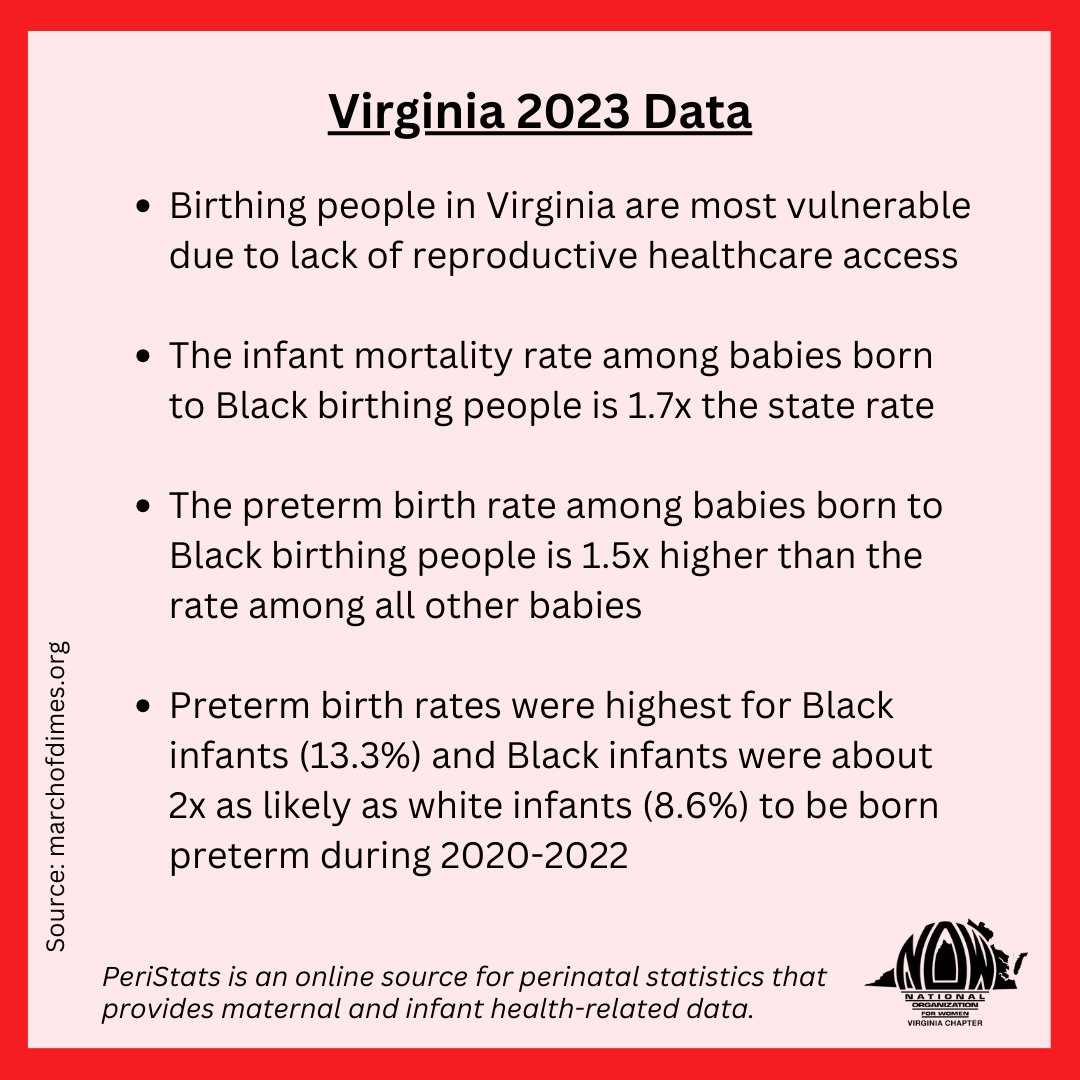 It is Black Maternal Health Week and #VirginiaNOW wanted to share with you some critical and disappointing data from right here in our Commonwealth: #BMHW #BlackMaternalHealthWeek @BirthinColorRVA