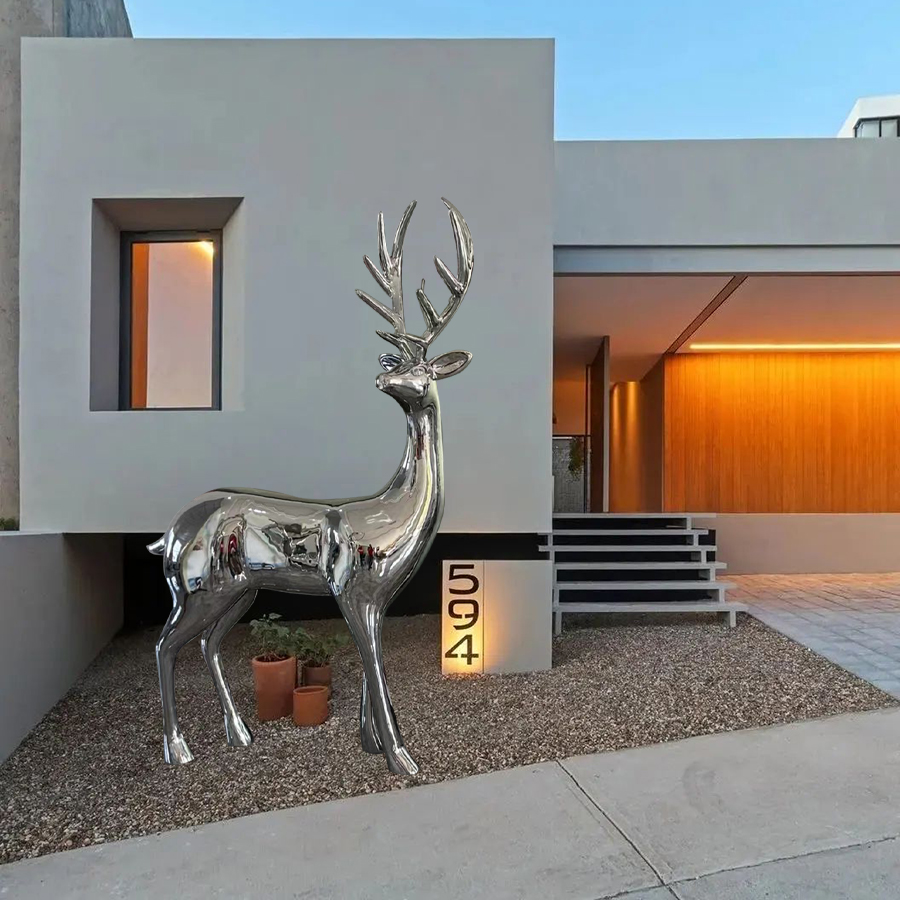 Jackson95135321's tweet photo. Metal art stainless steel deer sculpture for yard decoration get more on https://t.co/PGSpRmMETv  #deer #animal #yard #frontdoor #sculpture #sculptureart #sculptures #contemporarysculpture #sculptural #sculpturalart #sculpturalaesthetics #sculpturalcomposition #sculpting https://t.co/e1YuiAGc3v