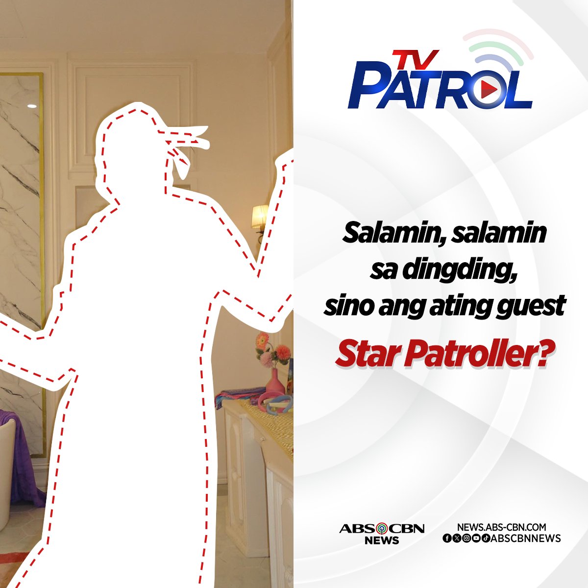 Mahiwagang salamin, mamaya na namin ire-reveal kung sino ang ating guest Star Patroller ngayong gabi. 🌸