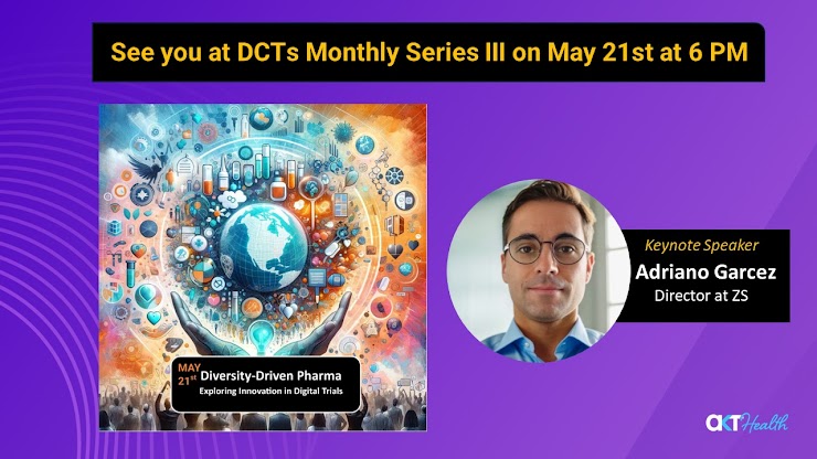 Join us May 21st at The Foundry, Cambridge for "Diversity-Driven Pharma: Exploring Innovation in Digital Trials." Discover how digital trials are boosting inclusivity in pharma research. 🧬💻

🔑 Keynote: Adriano Garcez, ZS Associates docs.google.com/forms/d/e/1FAI…