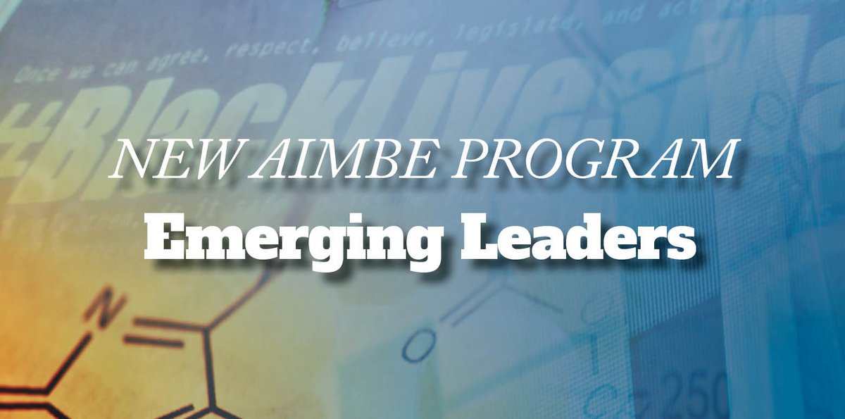 AIMBE is seeking rising stars that are underrepresented in BME for our newest program, Emerging Leaders! Fellows can submit nominations opening this week. Learn more: aimbe.org/aimbe-emerging…