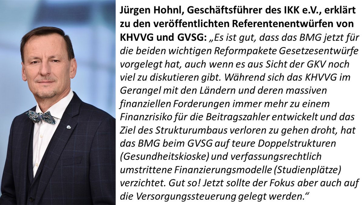 Zu den Referentenentwürfen von #KHVVG und #GVSG @BMG_Bund @Karl_Lauterbach