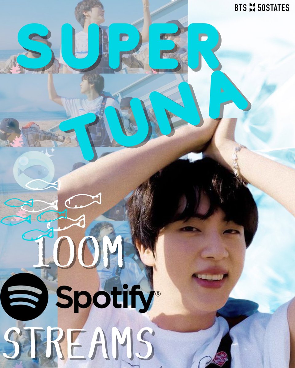 I swear Jin is out there just shaking his head at Army for streaming this fun song!!! 100 M Spotify STREAMS! Go Army! Love to see those numbers climb! Keep it up! 

#Jin #seokjin #bts #btsarmy #SUPERTUNA100M 
<a href="/BTS_twt/">방탄소년단</a>