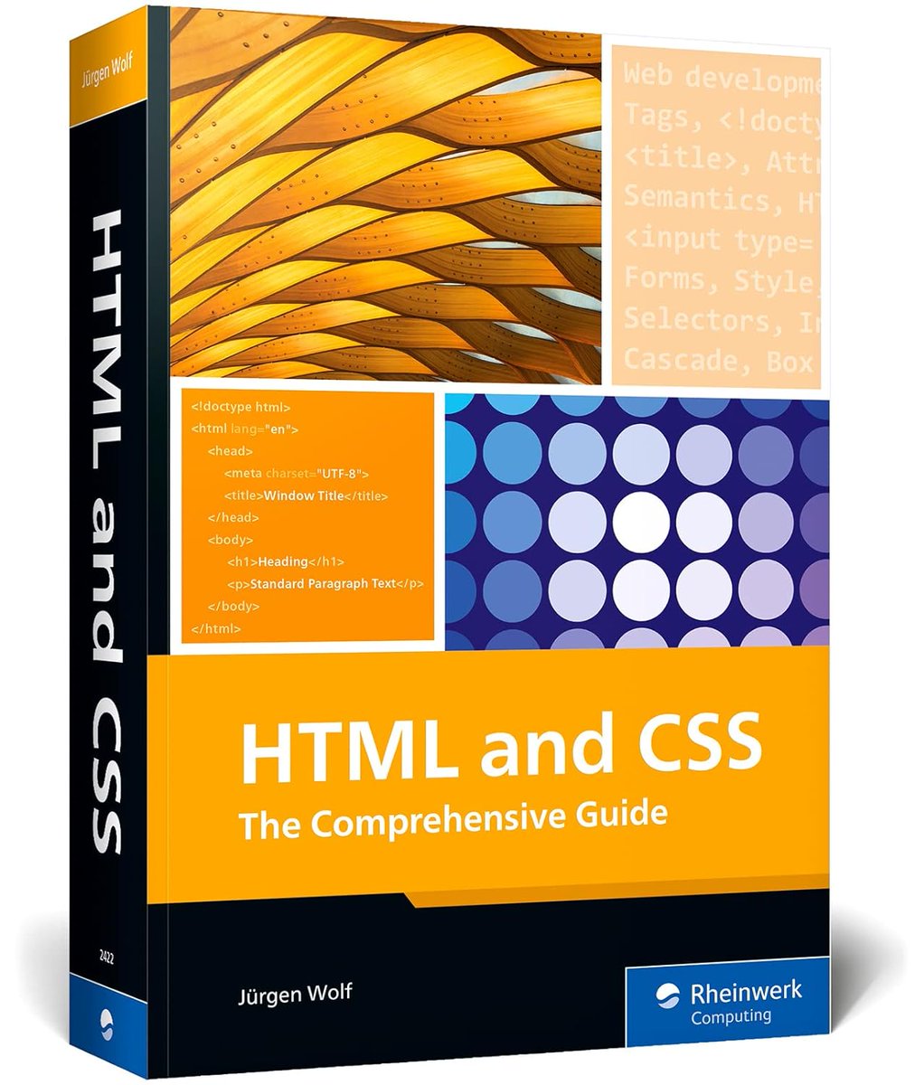 HTML and CSS: The Comprehensive Guide amzn.to/43YkzCt

#html #html5 #programming #developer #programmer #coding #coder #softwaredeveloper #computerscience