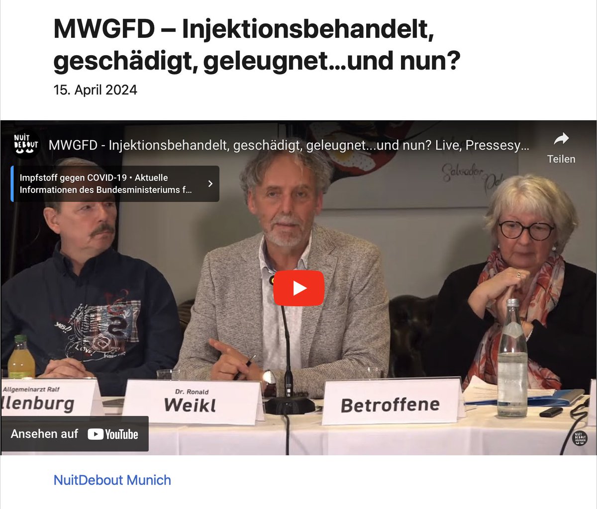 PRESSECOP's tweet image. #MWGFD – #Injektionsbehandelt, #geschädigt, #geleugnet…und #nun? pressecop24.com/mwgfd-injektio… #Volksverräter #Covid #Covid19 #Pandemie