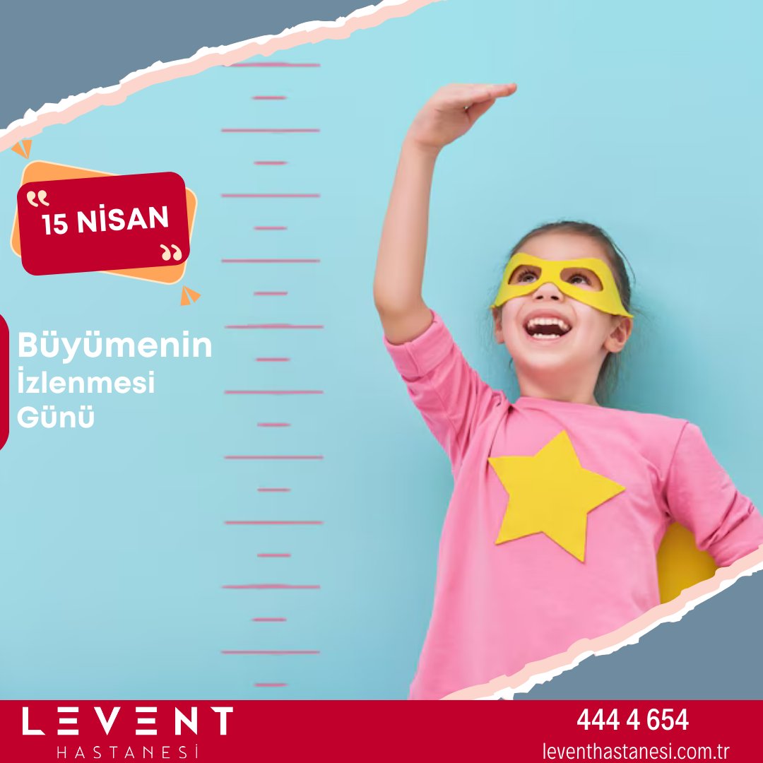 15 Nisan Büyümenin İzlenmesi Günü
 
 Çocuk sağlığında boy ve büyüme hızı önemli bir göstergedir. Siz de çocuğunuzun kontrollerini düzenli yaptırarak sağlığını korumaya yardımcı olabilirsiniz.

#büyümeninizlenmesigünü #çocuksaglıgı #15nisan #leventhastanesi