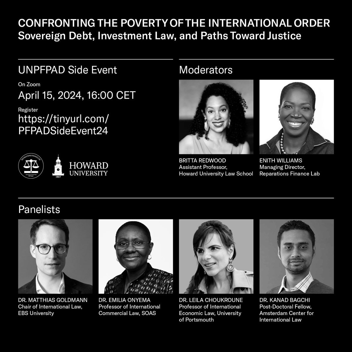 Join us today at 16:00 CET for an important virtual conversation about inequality in the global economy and the dual legacies of slavery and colonialism. Register here: tinyurl.com/PFPADSideEvent…