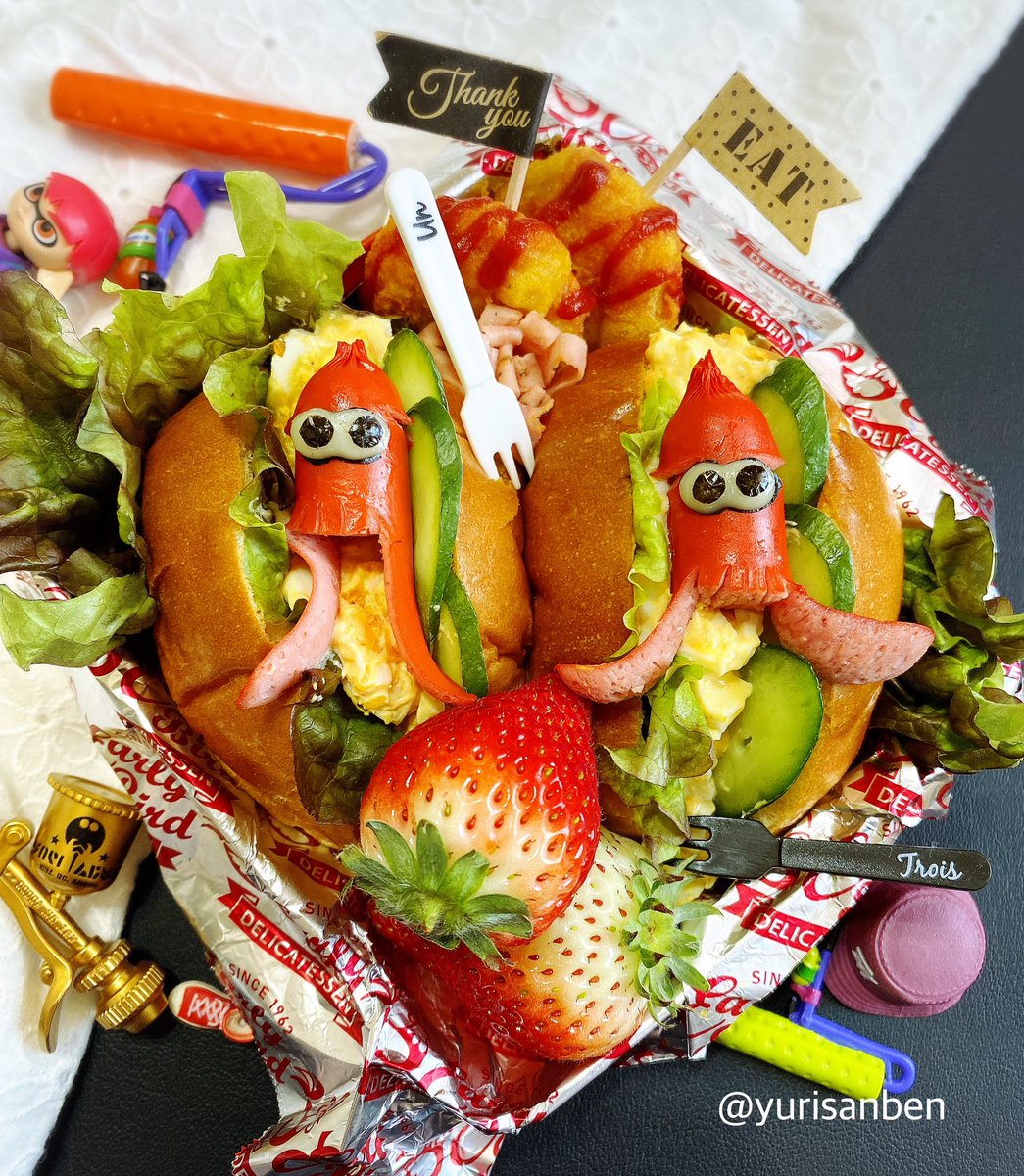 #Splatoon
スプラトゥーンインクリングたまごサンド
娘が喜ぶかなぁ〜
- ̗̀( ˶'ᵕ'˶) ̖́-
#キャラ弁当
お久しぶりでホントすみません💦🙇‍♀️