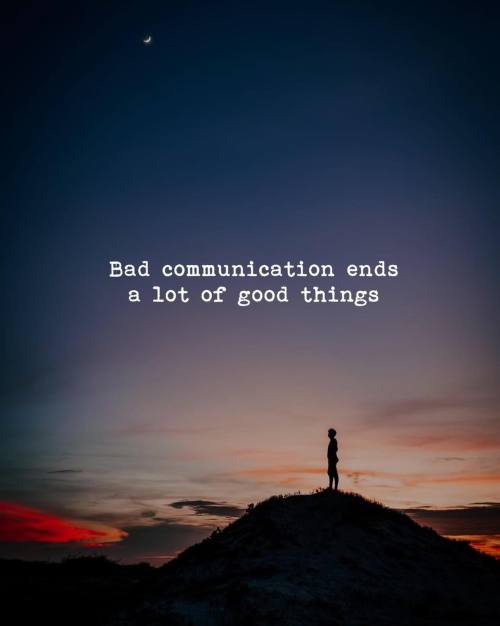 Bad communication can ruin everything Don't let that be you. Keep the convo flowing and the relationships growing  #GoodVibesOnly #CommunicationIsKey #YoungAndWise #RelationshipAdvice #ThinkBIGSundayWithMarsha