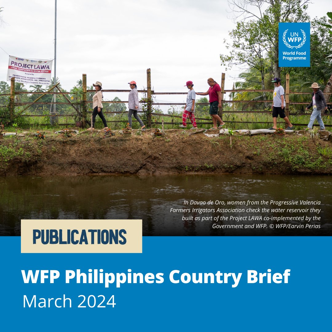 March 2024 highlights 📲 💳 US$59,000 worth of food vouchers distributed. 👨‍👩‍👧‍👦12,000 people reached. WFP Philippines March 2024 Country Brief is now available 👉🏽 bit.ly/3Jh7qer