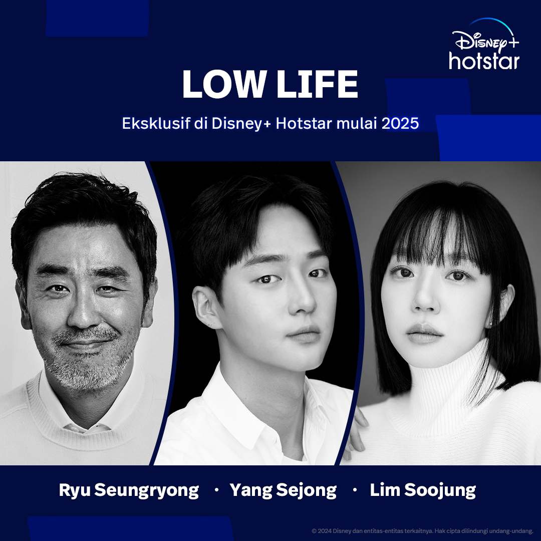 DisneyPlusID's tweet image. #KangYoonsung (sutradara serial #BigBet) dan #YoonTaeho (penulis serial #Misaeng) bekerja sama dalam sebuah kisah baru tentang penyelundup bawah laut. Eksklusif di #DisneyPlusHotstarID, streaming serial #LowLife yang akan datang di 2025!