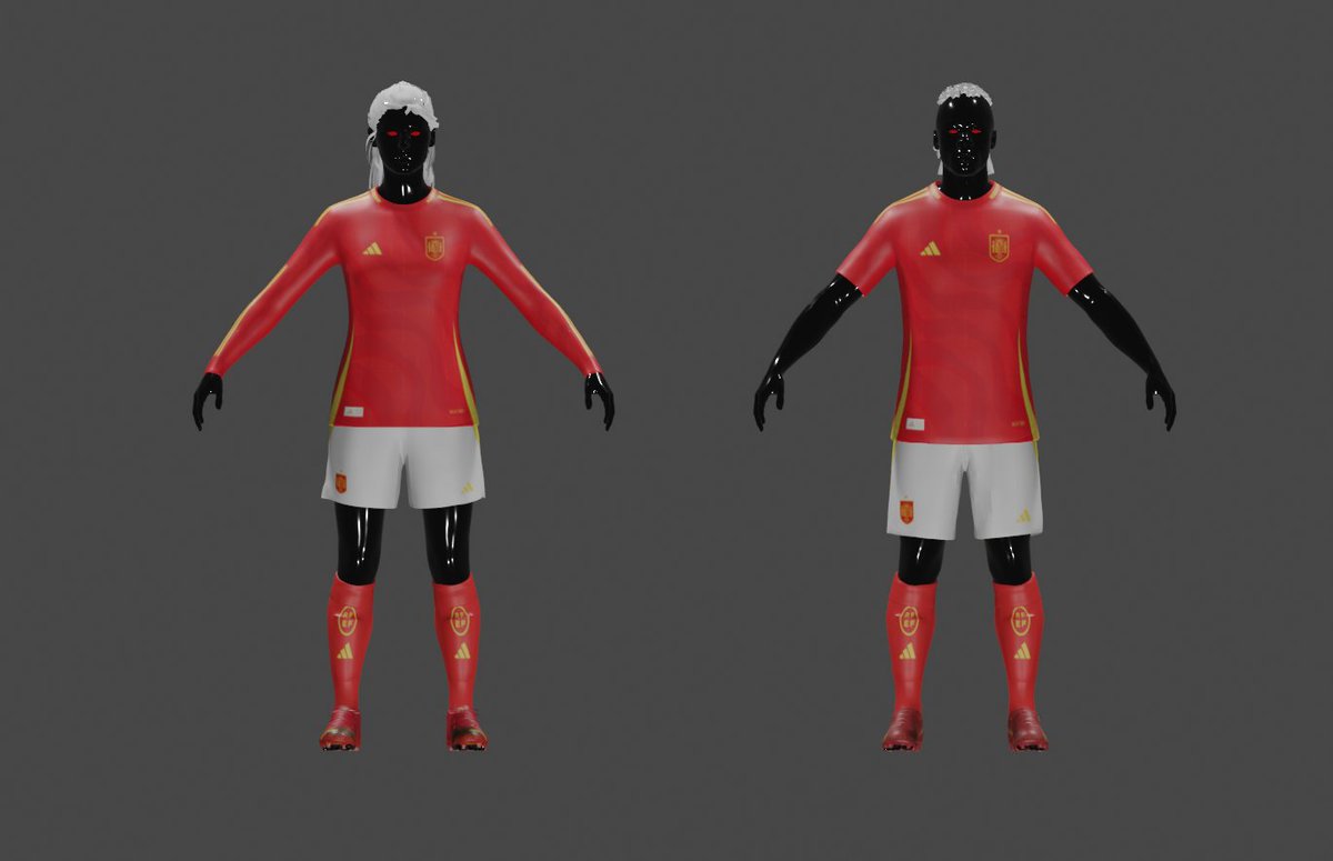 utd_km's tweet photo. Spain 2024/25 Kitset Preview

#Adidas #EAFC #Spain #NationalTeam #KMUTD #kitmaking #modding #kits #footballjerseys #Fifa23 #EASPORTSFC https://t.co/e3aNxOsheI