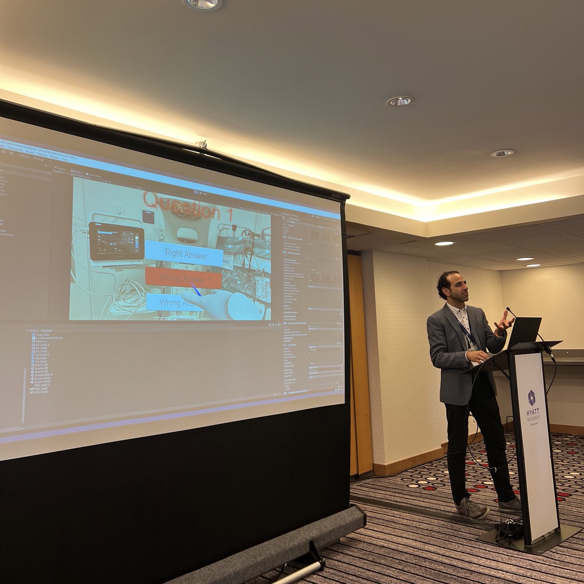 It was a pleasure to moderate the ‘Virtual Clinical Medical Education’ session; Dr. Ahmed Moussa presented on how they used 360-degree virtual reality to teach neonatal resuscitation, which demanded less cognitive load on participants compared to textbook learning #ICAM2024 (1/4)