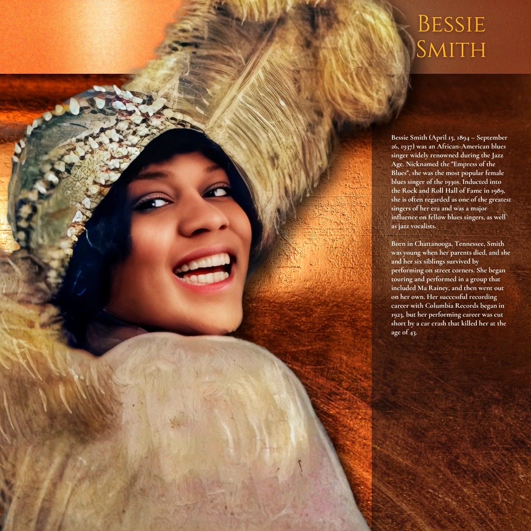 Remembering Bessie Smith.  
 wikiwand.com/en/Bessie_Smith