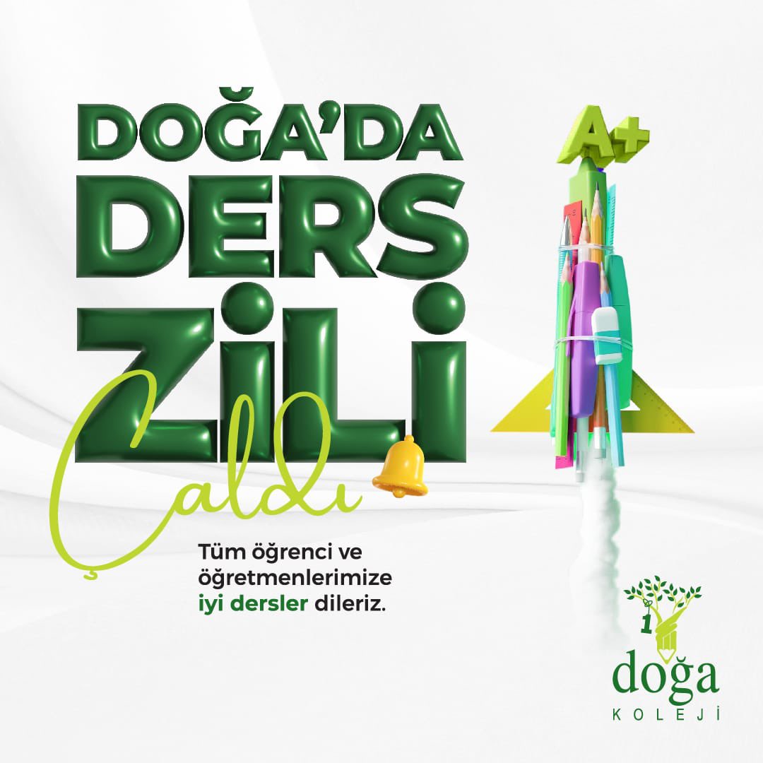 Tüm öğrenci ve öğretmenlerimize iyi dersler dileriz!
<a href="/KvancBarlas/">Kıvanç Barlas 🇹🇷</a> 
<a href="/basaraksoy/">Başar Aksoy</a>