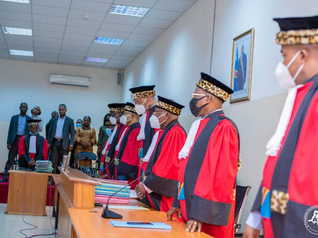 Infos27CD's tweet image. #RDC, contentieux électoral : Correction des erreurs matérielles des arrêts qui avaient invalidé des députés nationaux proclamés par la centrale électorale @cenirdc, l&apos;audience est prévue pour ce lundi à la #courconstitutionnelle. C&apos;est un total de 134 requêtes qui seront…