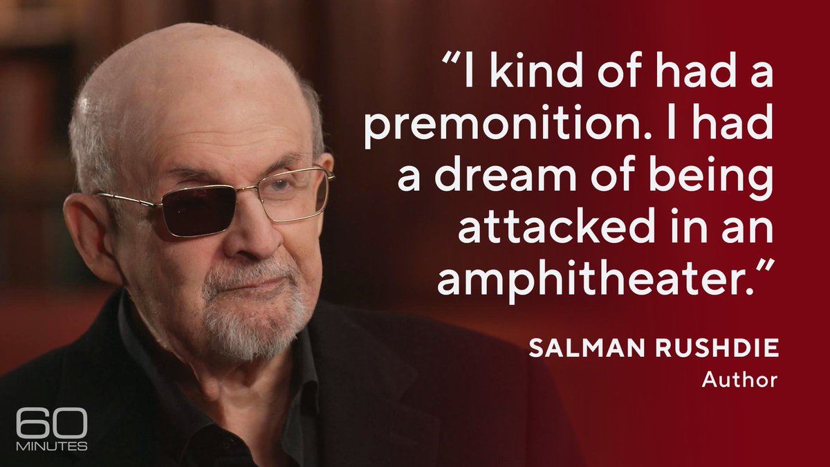 For years, no place was safe for Salman Rushdie, whose novel “The Satanic Verses” offended some Muslims for its depiction of the Prophet Muhammad. Iran’s Ayatollah Khomeini issued a fatwa — a religious decree — calling for Rushdie's death in 1989. cbsn.ws/4aP1vZy