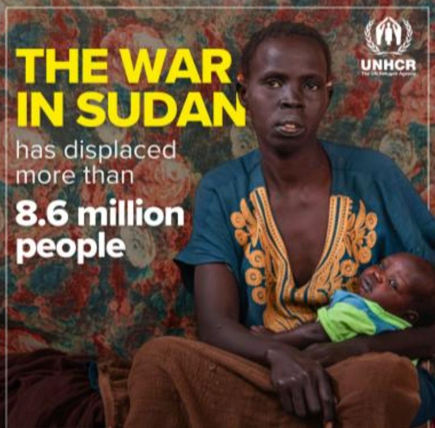 A year on, the war in Sudan continues to rage. Despite the magnitude of the crisis, funding remains critically low. For #SudanConference today, @Refugees urges the international community to step up the response for +8.6 million people displaced in the region #KeepEyesOnSudan