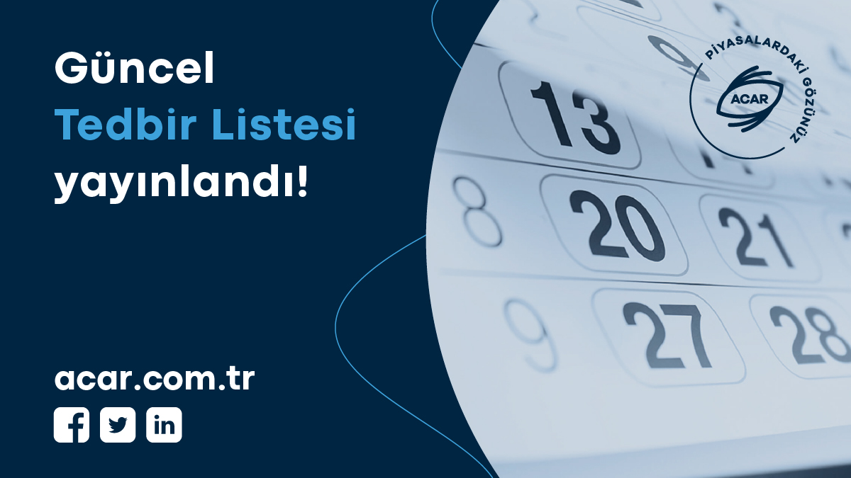 👉🏼BIST hisse senetlerine geçici süreyle uygulanan tedbirler acar.com.tr/duyurular/gunc… #aracıkurum #bist #ekonomi #tedbirlistesi #BORSA #BorsaIstanbul #pay #hisse #hissesenedi #viop #bist100 #BIST30 #bist50 #piyasalardakigözünüz #piyasa #yatirim