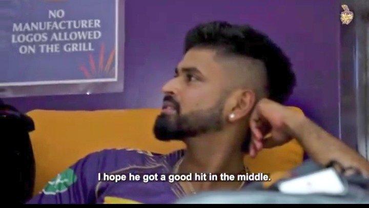 🗣Varun Chakravarthy on Shreyas Iyer's performance: 'I hope he got a good hit in the middle.'