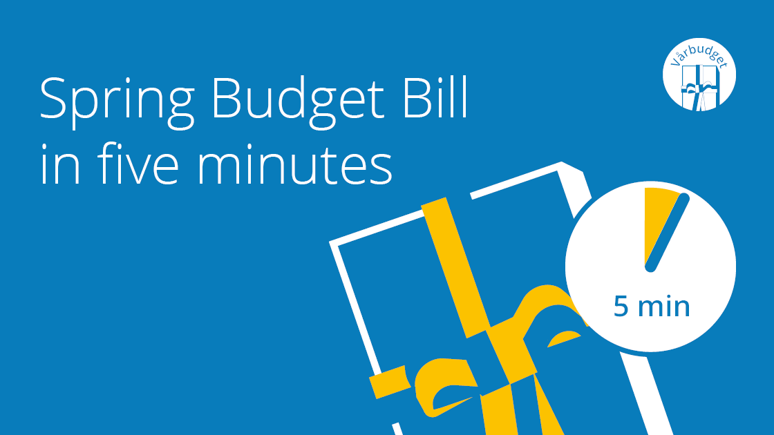 In a hurry? Here’s a 5-minute summary of the government’s Spring Budget Bill presented today: government.se/articles/2024/… #statensbudget