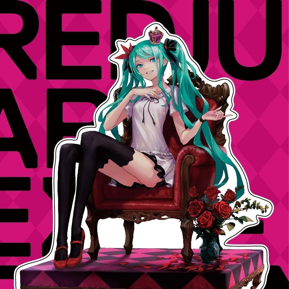 We'e got some killer redjuice (@shiru) merch from his #REDBOX exhibition! These are some of the Hatsune Miku 'World is Mine' 2024 goods! 🛹 Graphic Skateboard 🖼️ Acrylic Art Block 👑 Big Acrylic Figure Shop: otakumode.com/fb/imF ⚠️ Pre-order deadline: May 9th (PDT)