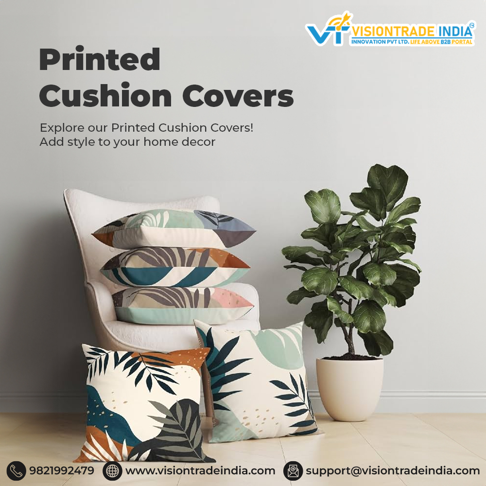 Upgrade your living space with our vibrant Printed Cushion Covers. From geometric patterns to floral designs, we have something to suit every style. Elevate your home decor effortlessly!
#CushionCoversManufacturer #RoomDecor #DesignerCushions #WholesalePrices #VTI #B2BPortal
