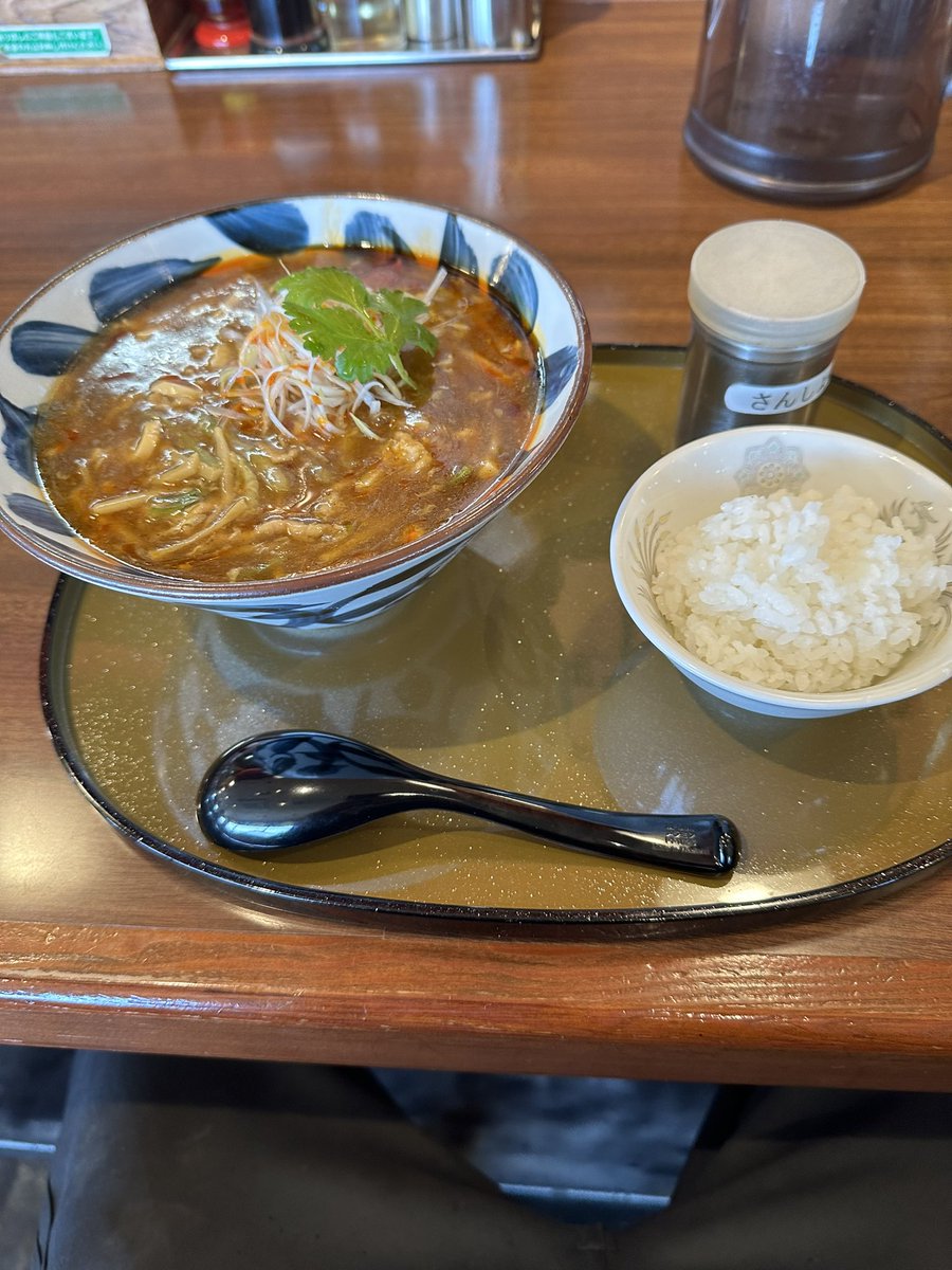 machirudabb's tweet photo. 酸辣湯😋 https://t.co/iulVtBhQ88