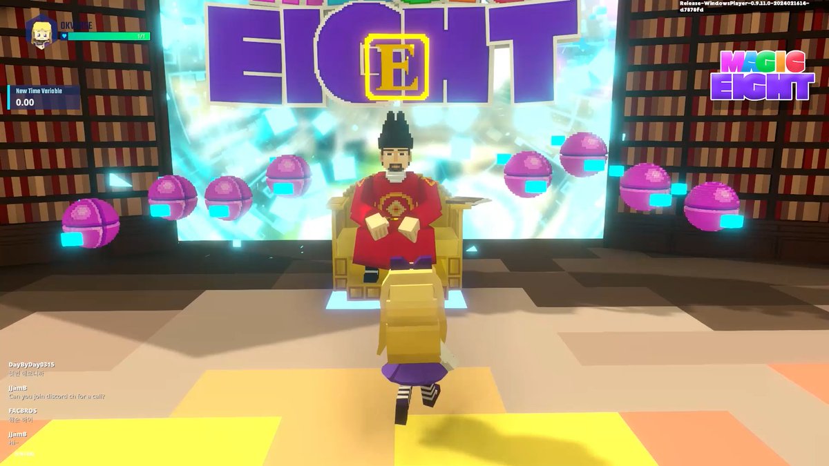 OK_verse's tweet photo. [MAGIC EIGHT(Hangeul is so easy!)]

Anyone can master hangeul so easily with only 8 Hangeul letters!

🔗Experience : https://t.co/xceFdmDb8l

@TheSandboxGame @TheSandboxKorea @TSBCreators @thesandion #SANDION #TSBBuildersChallenge #Sandfam #MAGICEIGHT https://t.co/KjhtVyP8YQ