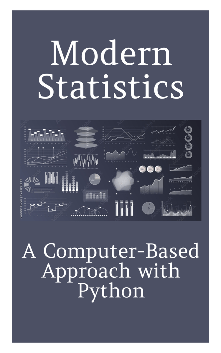 This innovative textbook presents material for a course on modern statistics that incorporates Python as a pedagogical and practical resource.  pyoflife.com/modern-statist…
#DataScience #statistics #pythonprogramming
#DataScientist #dataanalysts #dataviz #codinglife