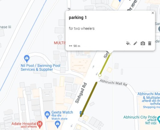 icare4pune's tweet photo. @PuneCityTraffic @PMCPune request you to allow Parking 2-wheeler parking on Main road in front of Abhiruchi mall,Sinhgad Rd. Many citizens use the shopping facilities in &amp; around 
Unused cars, heavy vehicles r parked, right below no parking signs. 160 running mt parking available https://t.co/wLuASfTmmv