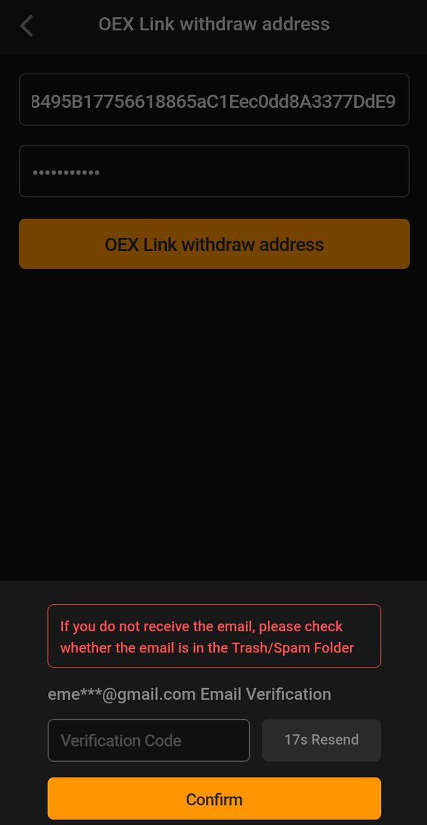 EmemJames18's tweet photo. @SatoshiAppXYZ @openex_network Pls my OEX has not send sending the code to mail sine two days now, or is there any order to get the code https://t.co/PTXMPtmPyq