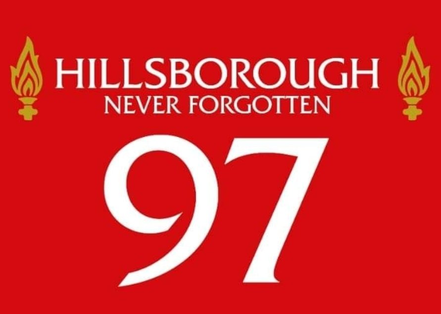 Today we stand in solidarity and sorrow with the family and friends of those that died at #Hillsborough #YNWA .@LFC
