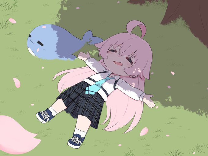うへ～、ぽかぽかだね～ 