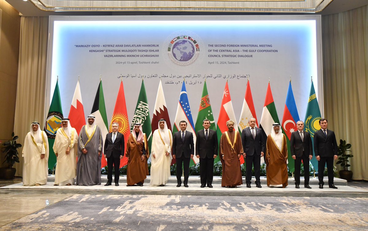 For the first time, the Foreign Minister of Azerbaijan🇦🇿 @Bayramov_Jeyhun attends the Foreign Minister’s Meeting of the Strategic Dialogue “Central Asia – Gulf Cooperation Council” as a guest of honor. Much has been accomplished among our countries, and even more is to come.