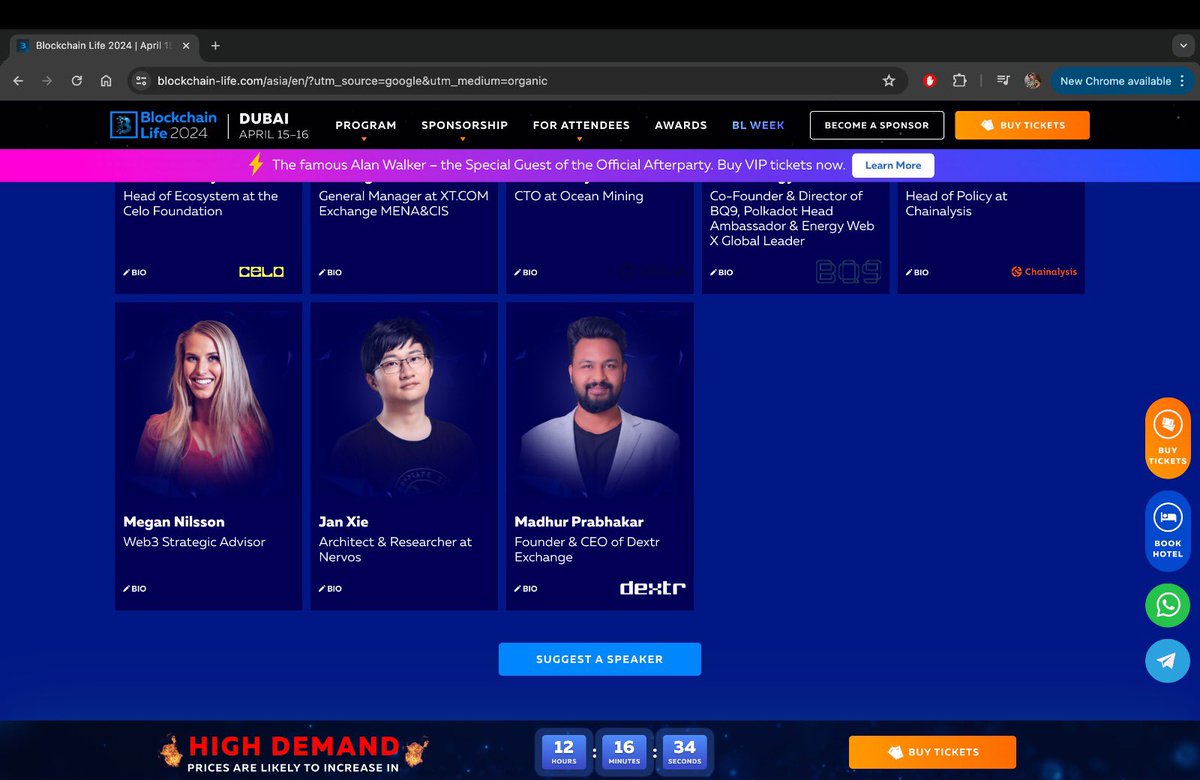 Catch our Founder &amp; CEO <a href="/madhurprabhakar/">Madhur | Yodl</a> as a part of an elite panel today at  <a href="/BlLife_Forum/">Blockchain Life 2025</a> 

Details 👇 

Date: 15 April 2024

Time: 16:15 GST

Topic: Crypto Background: Comeback to AML&amp;CFT Problems

Where: Insight Stage, <a href="/BlLife_Forum/">Blockchain Life 2025</a> 

See you all there #Wagmi #token2049dubai